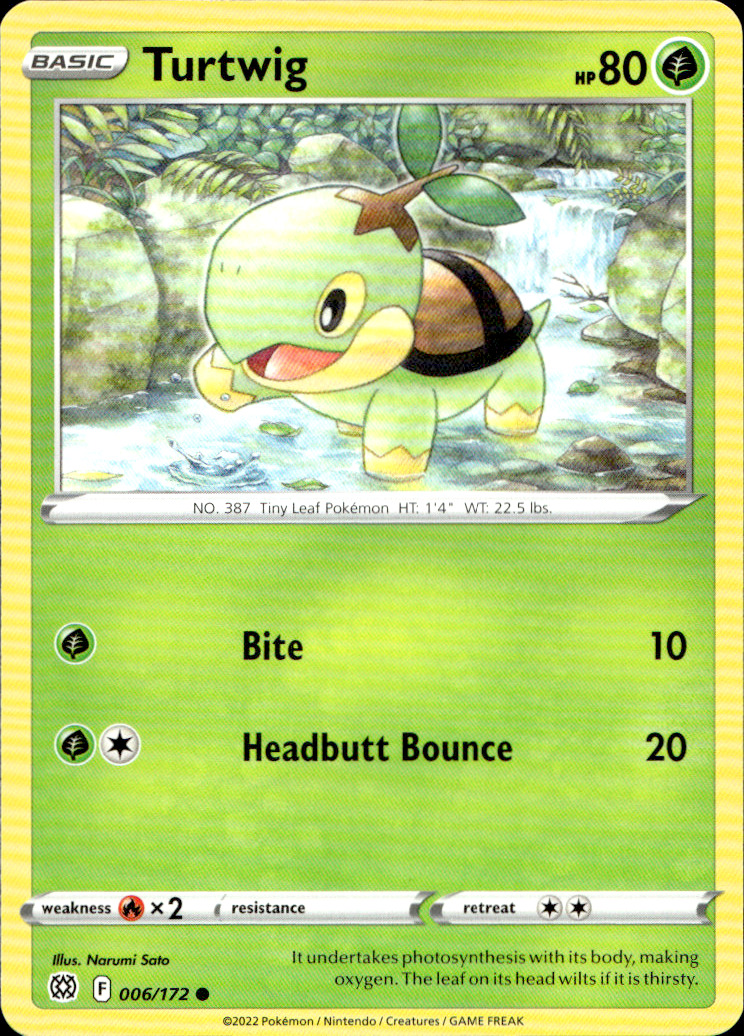 Scanned front of Turtwig