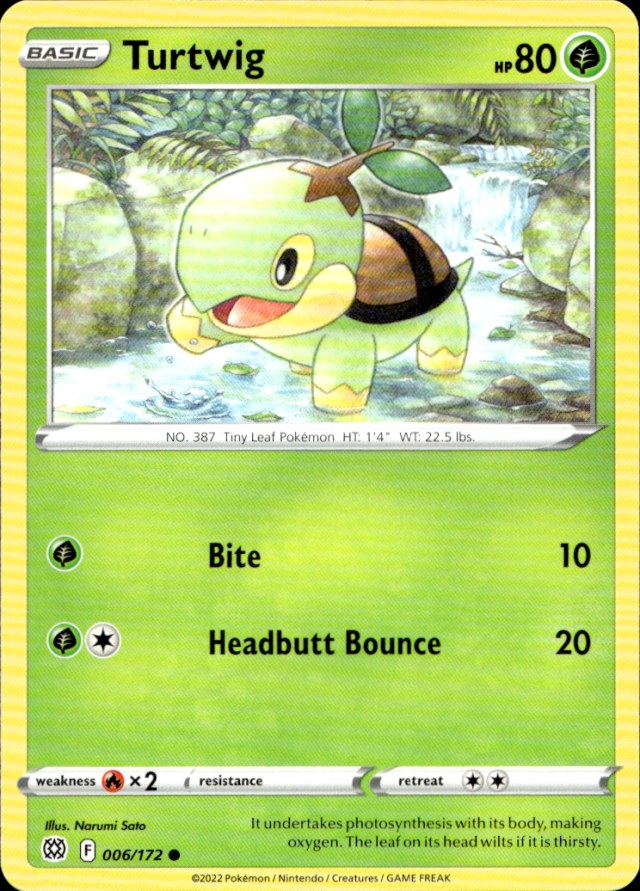 Scanned front of Turtwig