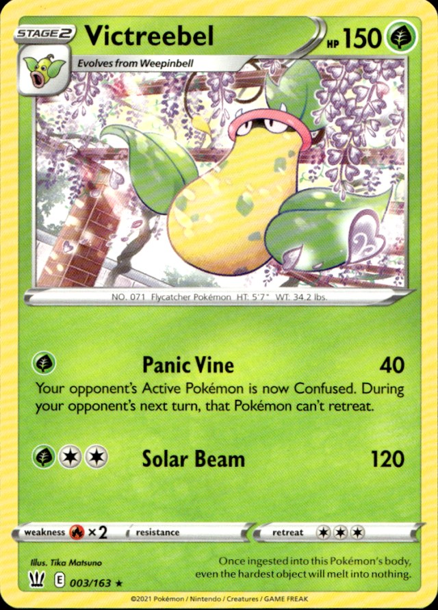 Scanned front of Victreebel