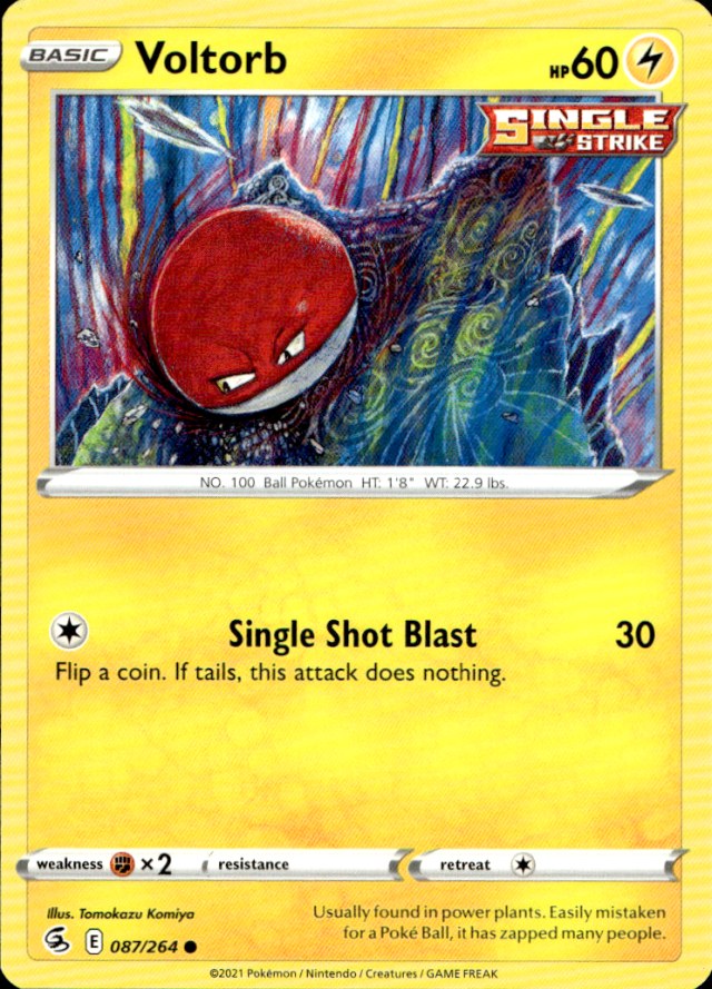 Scanned front of Voltorb
