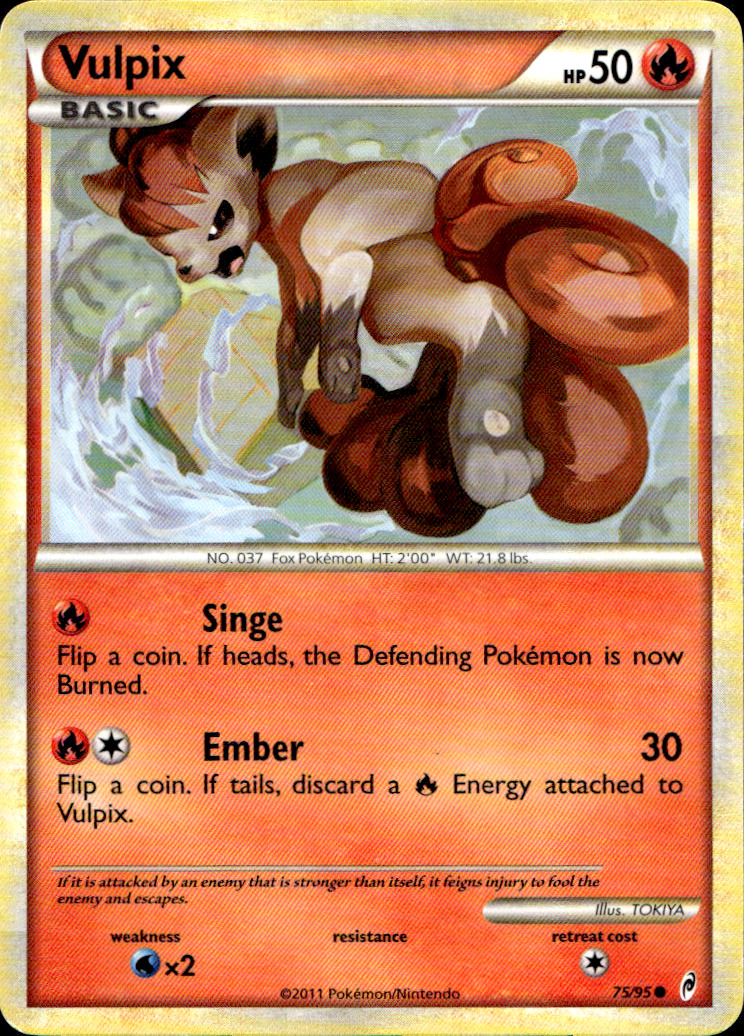 Scanned front of Vulpix