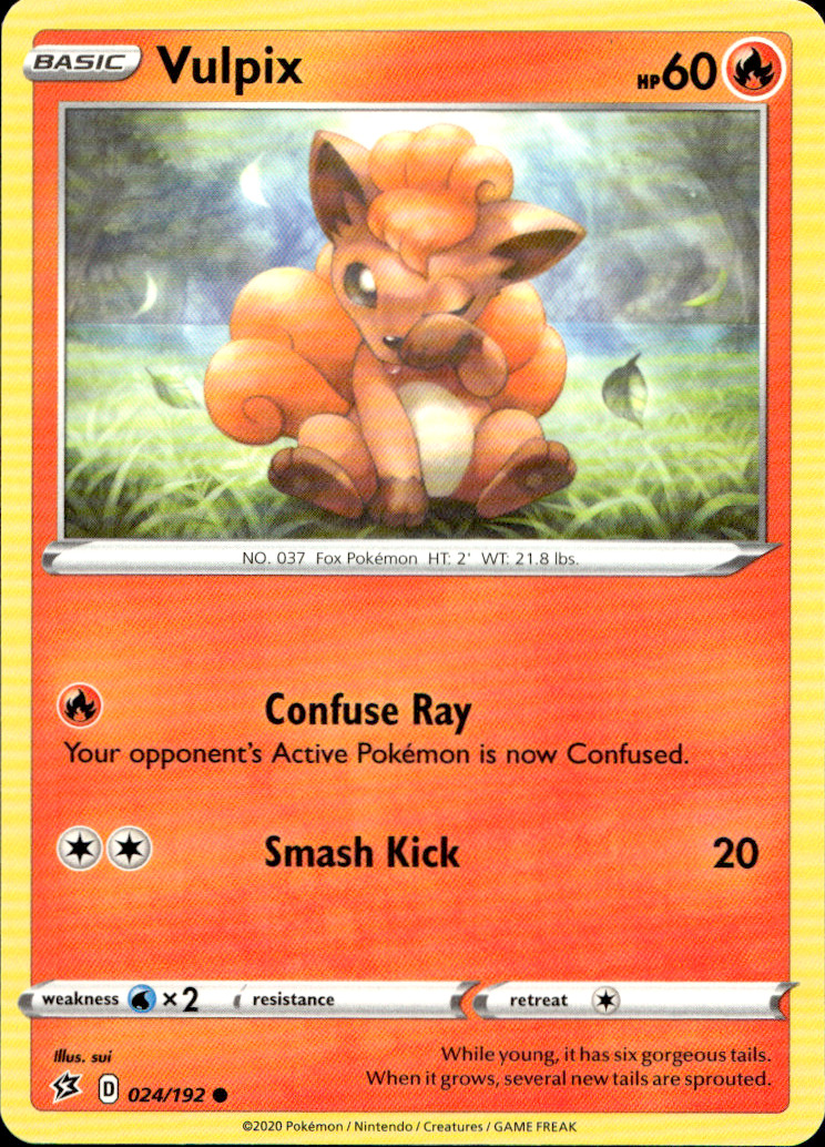 Scanned front of Vulpix