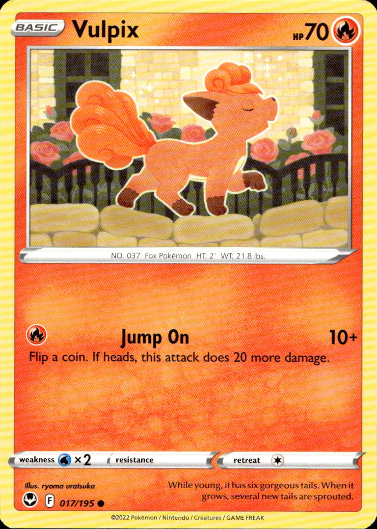 Scanned front of Vulpix