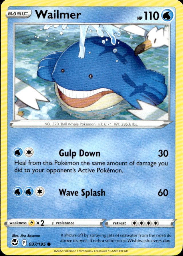 Scanned front of Wailmer