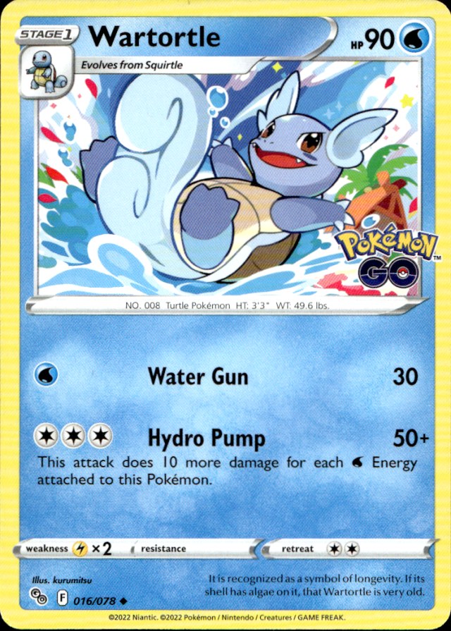 Scanned front of Wartortle