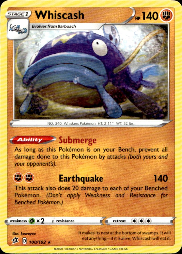 Scanned front of Whiscash