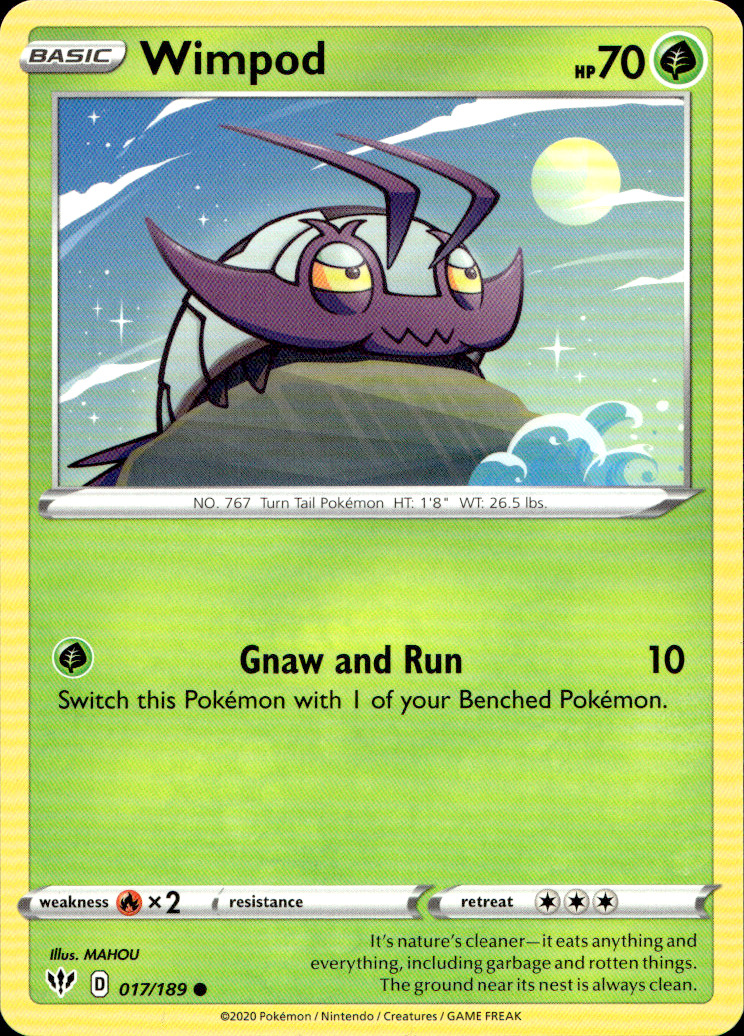 Scanned front of Wimpod