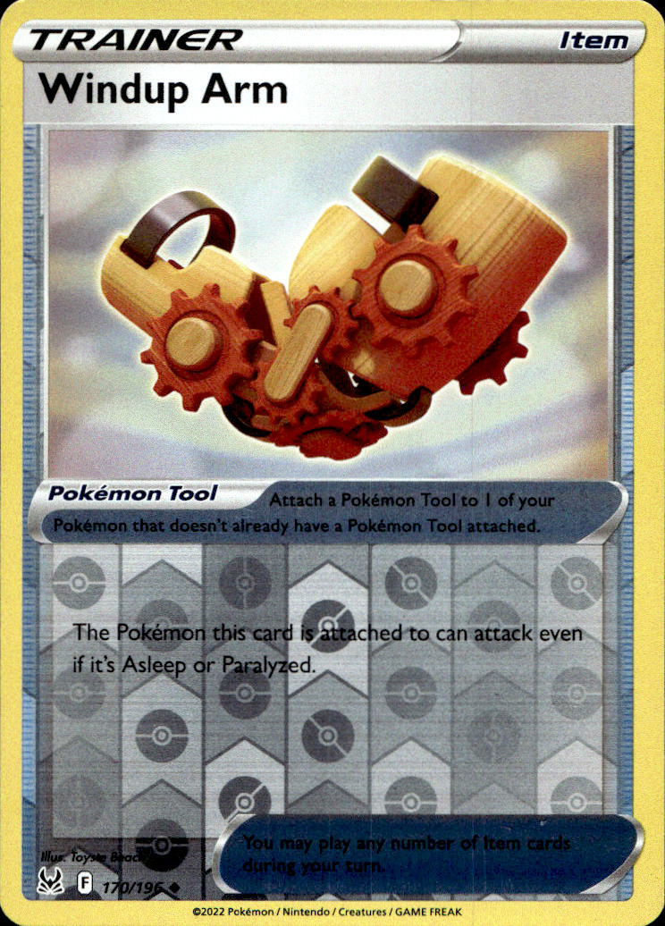 Scanned front of Windup Arm