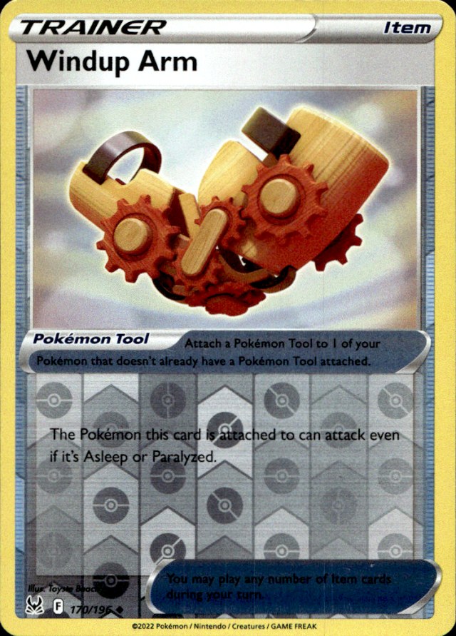 Scanned front of Windup Arm