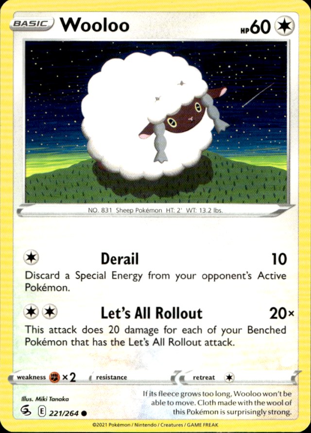 Scanned front of Wooloo