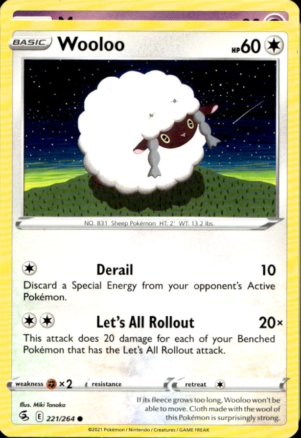 Scanned front of Wooloo