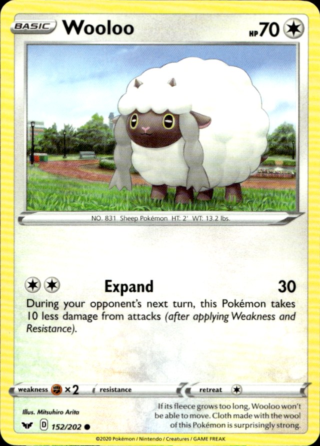 Scanned front of Wooloo