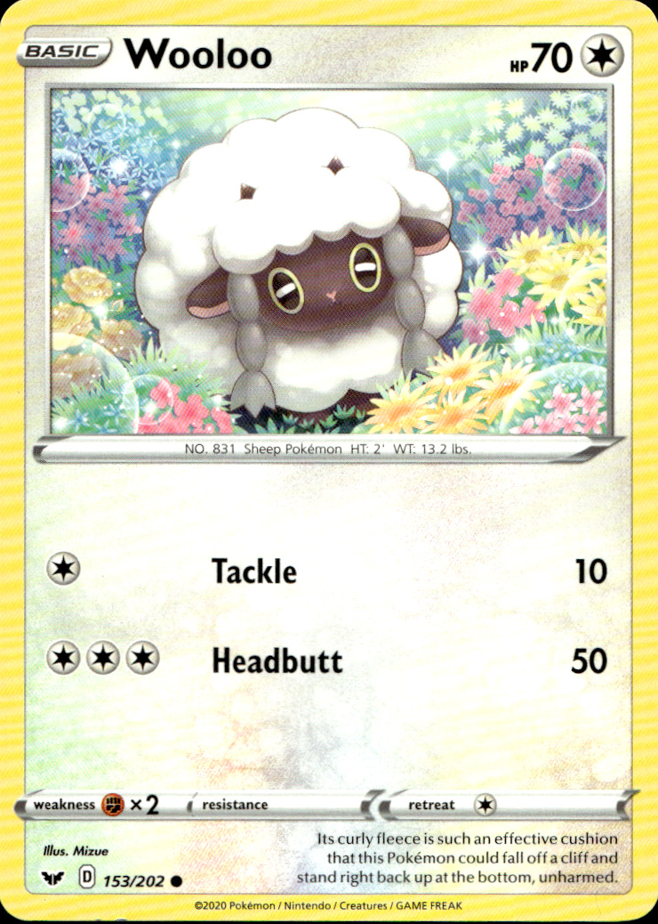 Scanned front of Wooloo