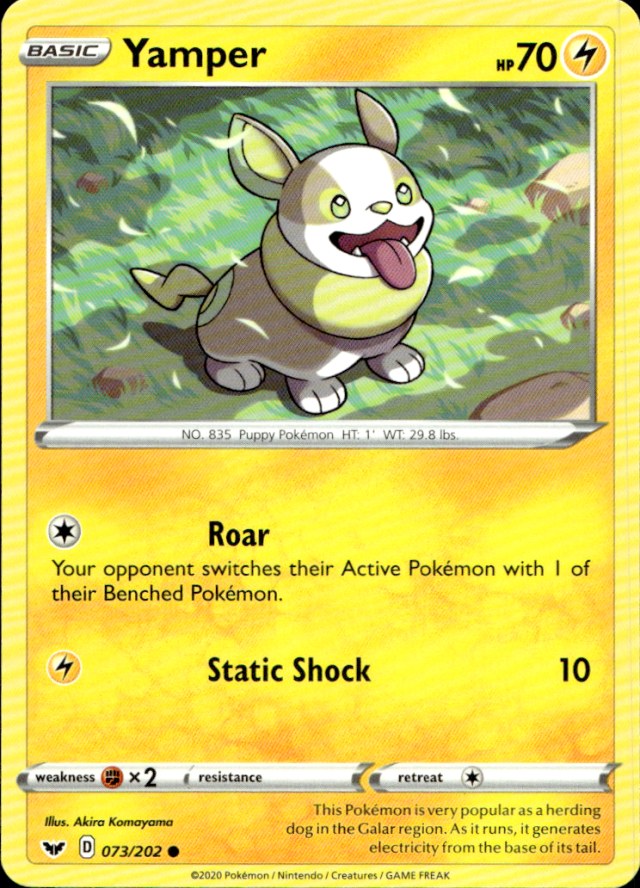 Scanned front of Yamper