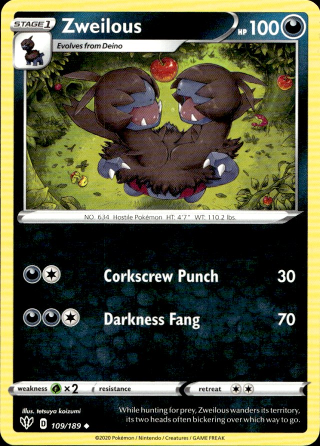 Scanned front of Zweilous
